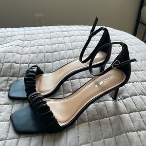 Black 3 inch heels, size 11